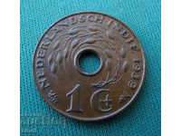 Dutch India 1 Cent 1939 Rare