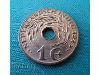Olanda India 1 Cent 1945 Rare