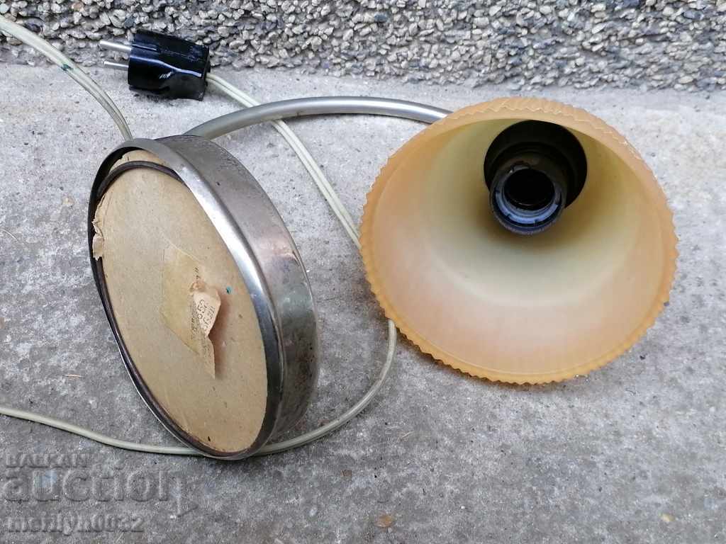 Abajur vechi cu lampă electrică de noapte, felinar, bec - 5 Abajur vechi cu lampă electrică de noapte, felinar, bec - 5