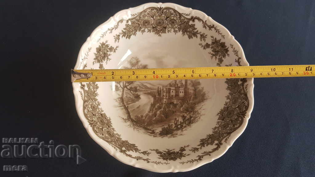 Auction Large old porcelain bowl - Bavaria Auction Large old porcelain bowl - Bavaria