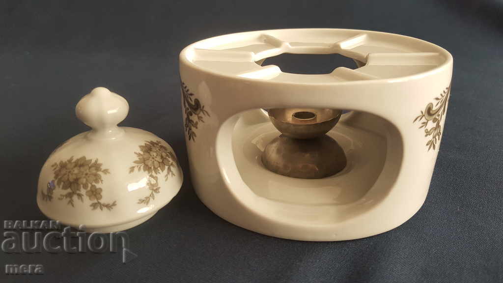 Old porcelain table heating stand - Bavaria - 5 Old porcelain table heating stand - Bavaria - 5