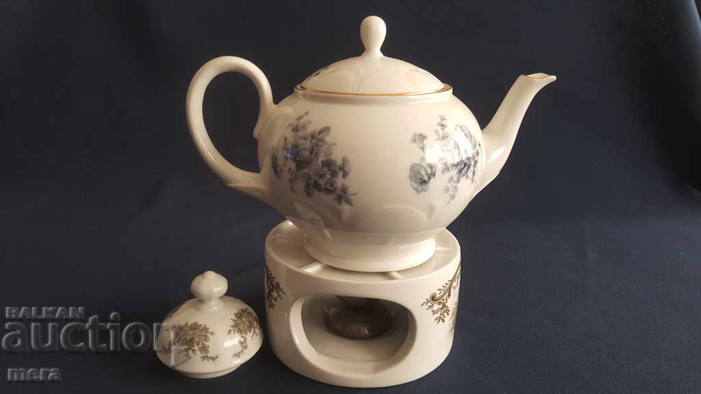 Old porcelain table heating stand - Bavaria - 6 Old porcelain table heating stand - Bavaria - 6