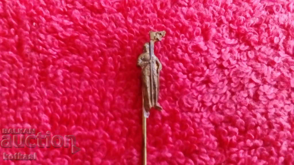 Δημοπρασία Παλιό Μπρούτζινο Σήμα Καρφίτσας Άντρας Ιππότης Τυποποιημένος Δημοπρασία Παλιό Μπρούτζινο Σήμα Καρφίτσας Άντρας Ιππότης Τυποποιημένος