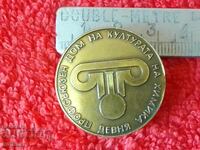 Стара значка Професионален Дом на културата на химика Девня