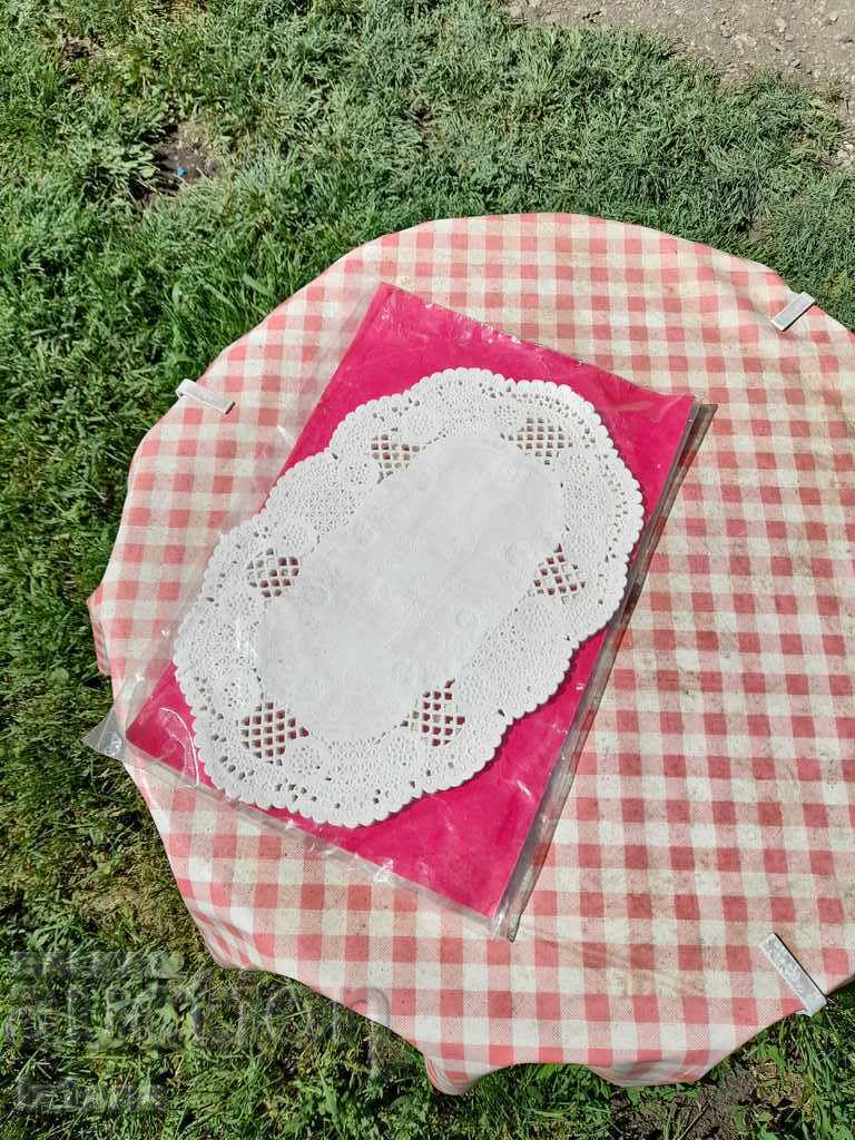 Old lace doilies