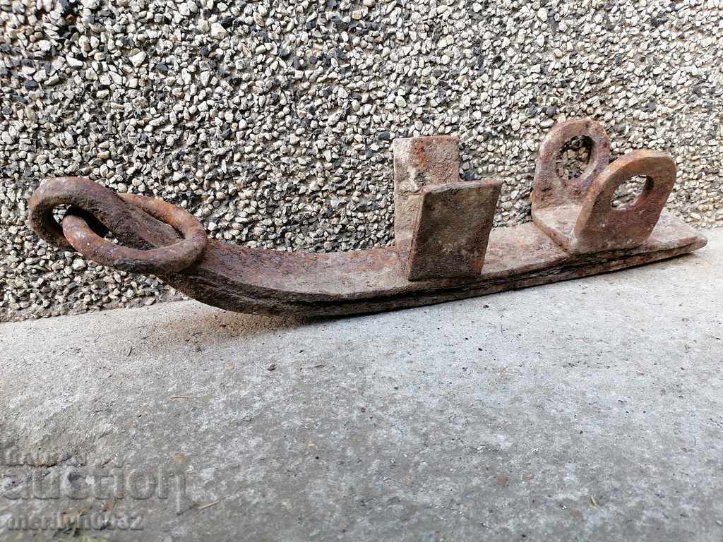 Hand forged wagon brake, wrought iron with price 43.00 BGN | € 21.99 Hand forged wagon brake, wrought iron with price 43.00 BGN | € 21.99
