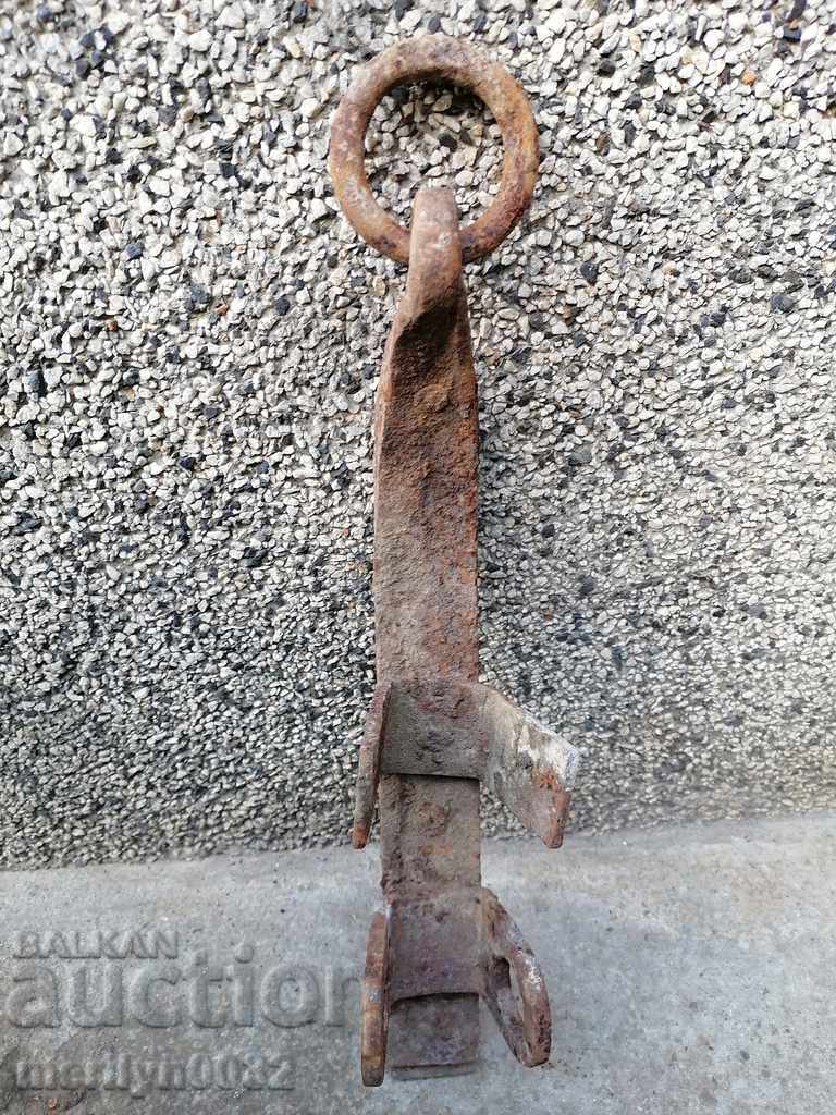 Hand forged wagon brake, wrought iron - 5 Hand forged wagon brake, wrought iron - 5