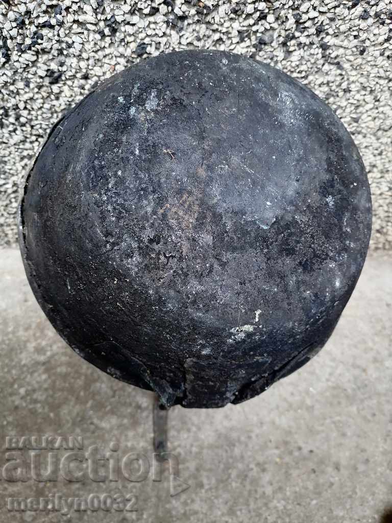 An old copper pan, a baker, a tray, a copper pot - 5