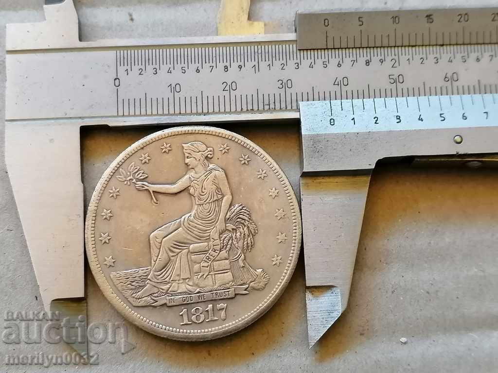 Lot of US dollars replicas silver plated - 5 Lot of US dollars replicas silver plated - 5