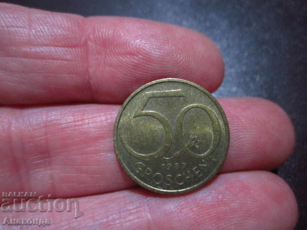 1987 AUSTRIA - 50 MONEY