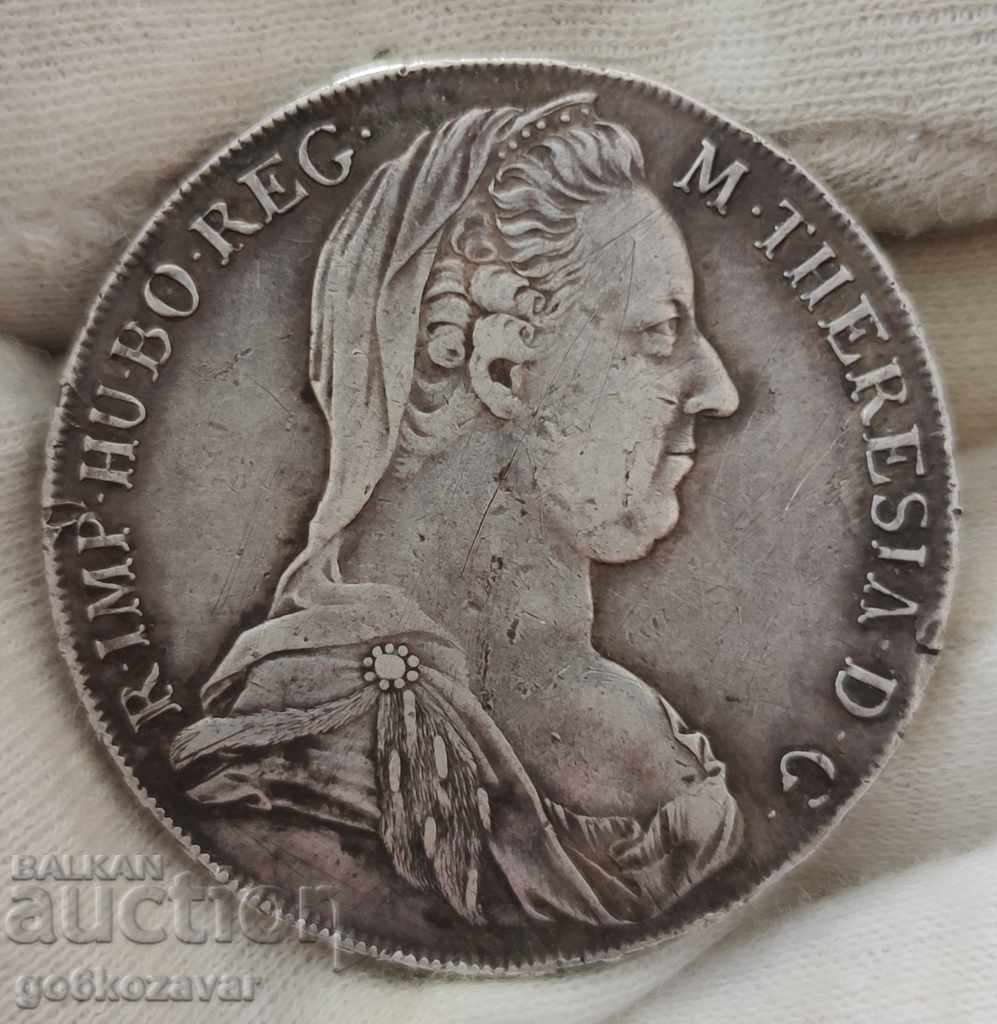 Thaler Original! Austria I.C.F.A 1780 M. Theresia Silver!