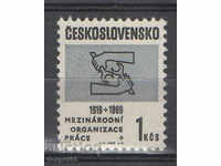 1969. Чехословакия. 50 г. Международна организация на труда.