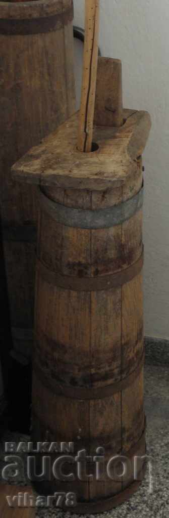 an old wooden oil bucket - 5 an old wooden oil bucket - 5