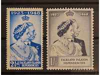 Νήσοι Φώκλαντ 1948 Προσωπικότητες / Βασιλιάδες / Μονάρχες 125 € MH / MNH