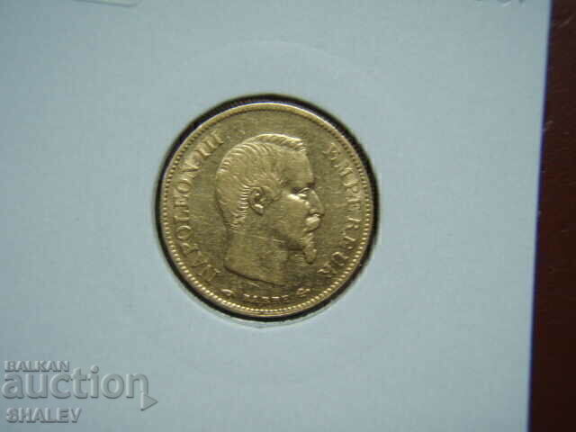 10 franci 1860 A Franța - XF/AU (aur) - 6 10 franci 1860 A Franța - XF/AU (aur) - 6