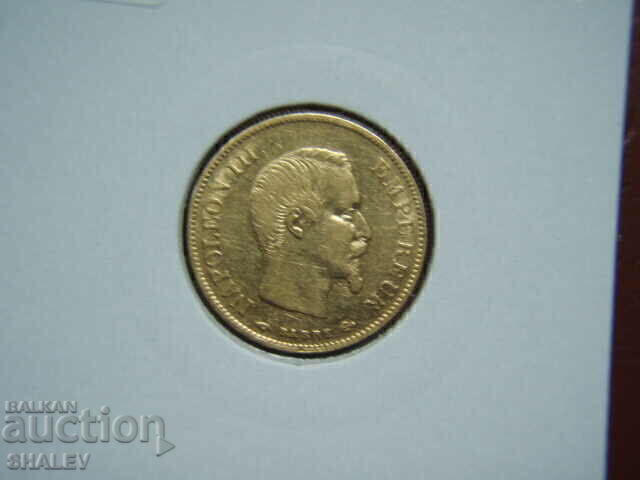 10 franci 1860 A Franța - XF/AU (aur) - 7 10 franci 1860 A Franța - XF/AU (aur) - 7