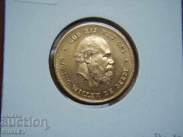 10 Gulden 1875 Țările de Jos (Olanda) - AU/Unc (aur) - 5