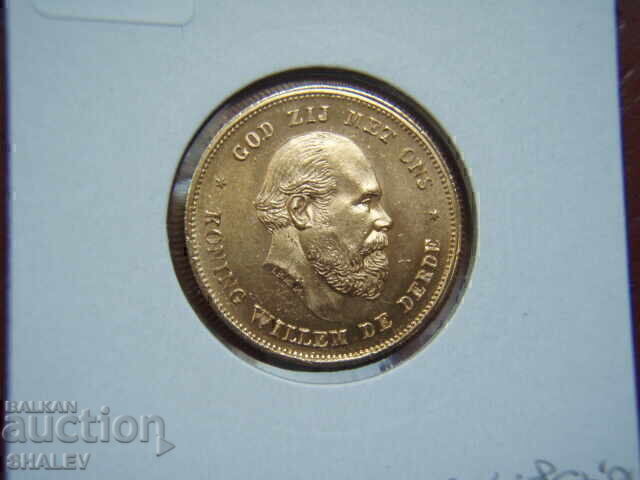 10 Gulden 1875 Țările de Jos (Olanda) - AU/Unc (aur) - 7