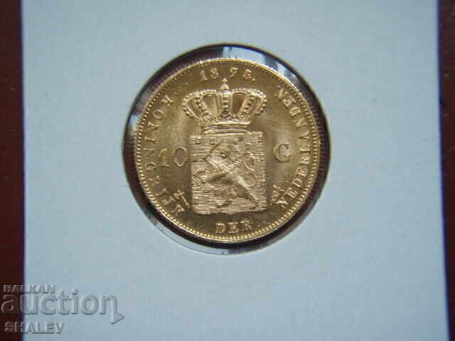 10 Gulden 1875 Netherlands (Netherlands) - AU/Unc (gold) 10 Gulden 1875 Netherlands (Netherlands) - AU/Unc (gold)