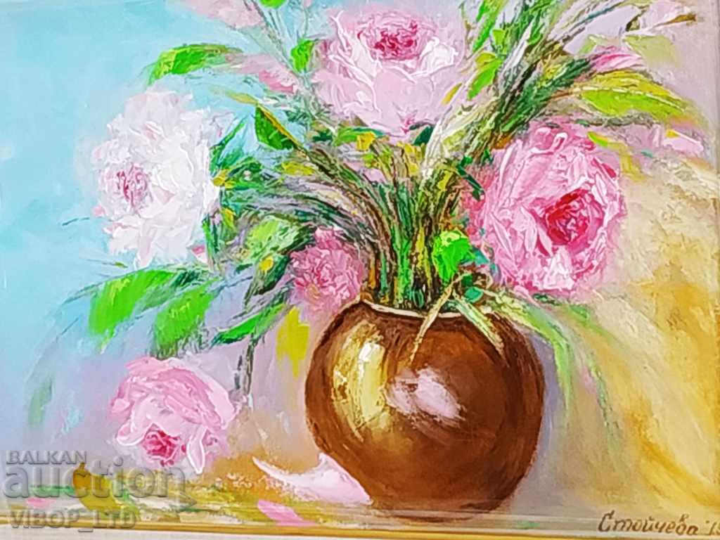 artist VASE WITH ROSES painting oil painting signature Gallery - 6 artist VASE WITH ROSES painting oil painting signature Gallery - 6