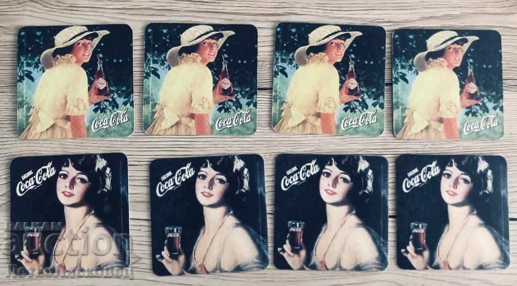 Coca Cola Vintage Coasters Set