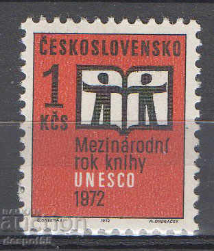 1972. Cehoslovacia. Anul Internațional al cărții.