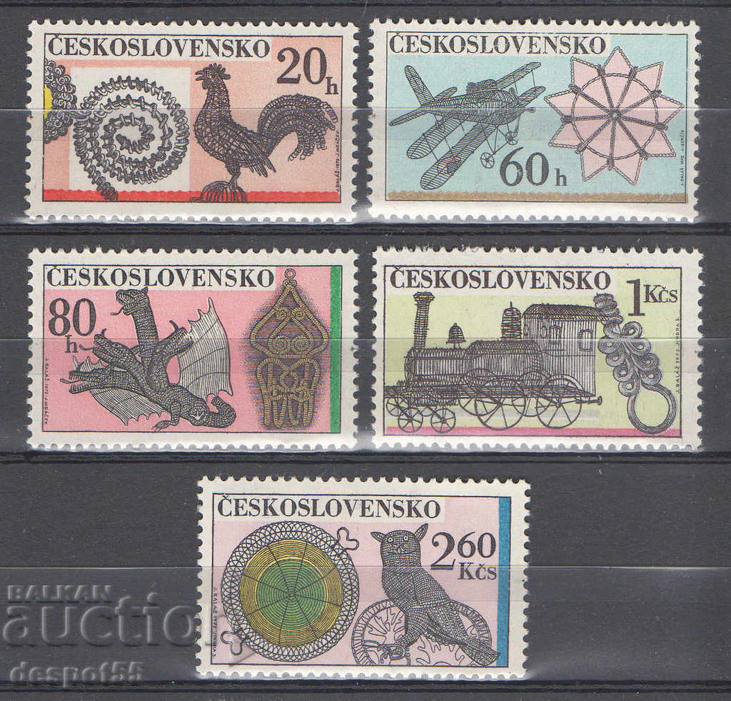 1972. Τσεχοσλοβακία. Σλοβακία - πρωτότυπα γλυπτά.