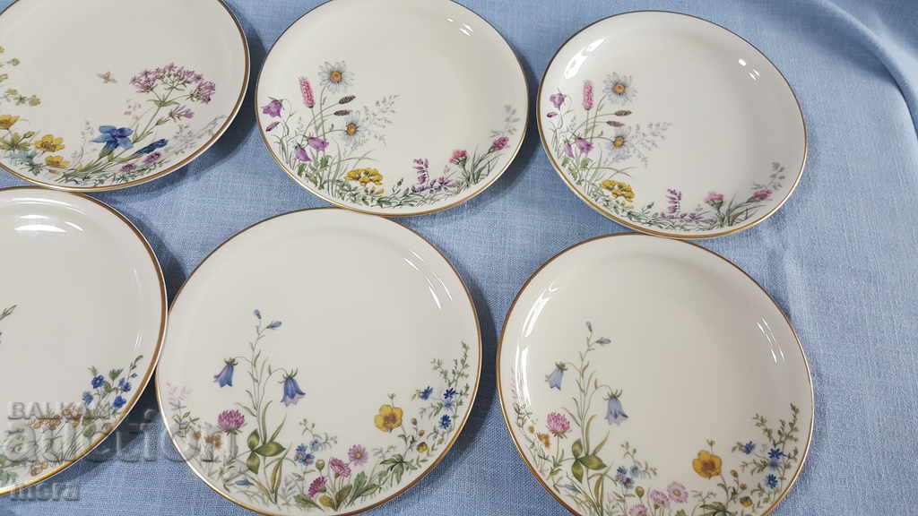 Auction Porcelain plates - Bavaria Auction Porcelain plates - Bavaria