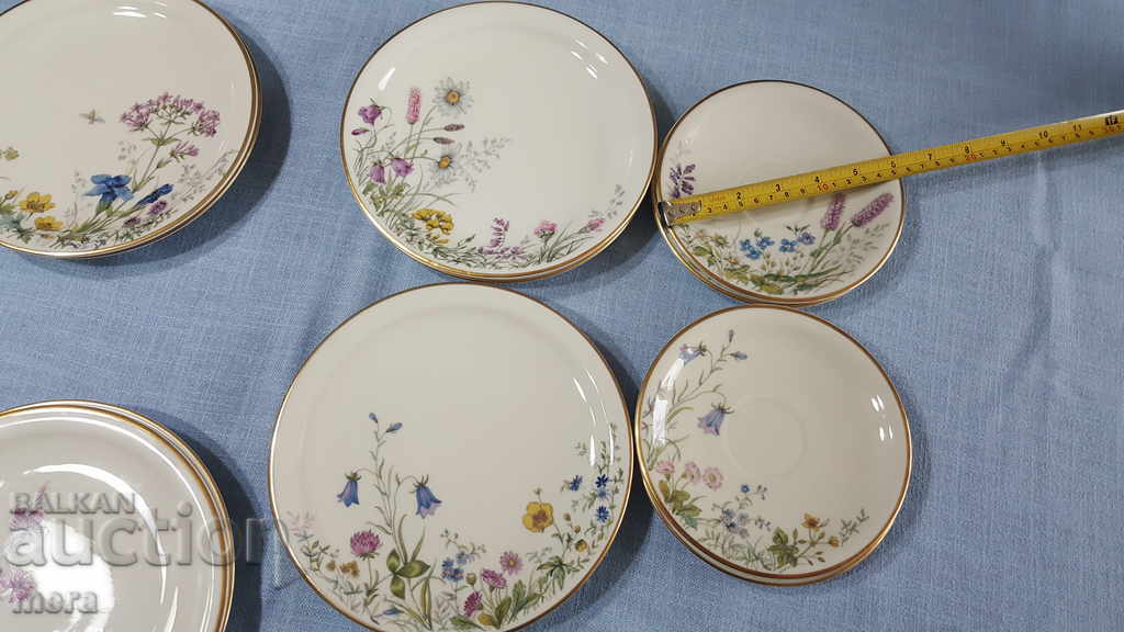 Porcelain plates - Bavaria - 5 Porcelain plates - Bavaria - 5