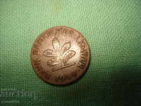 COIN 1 penny bank deutscher länder 1949