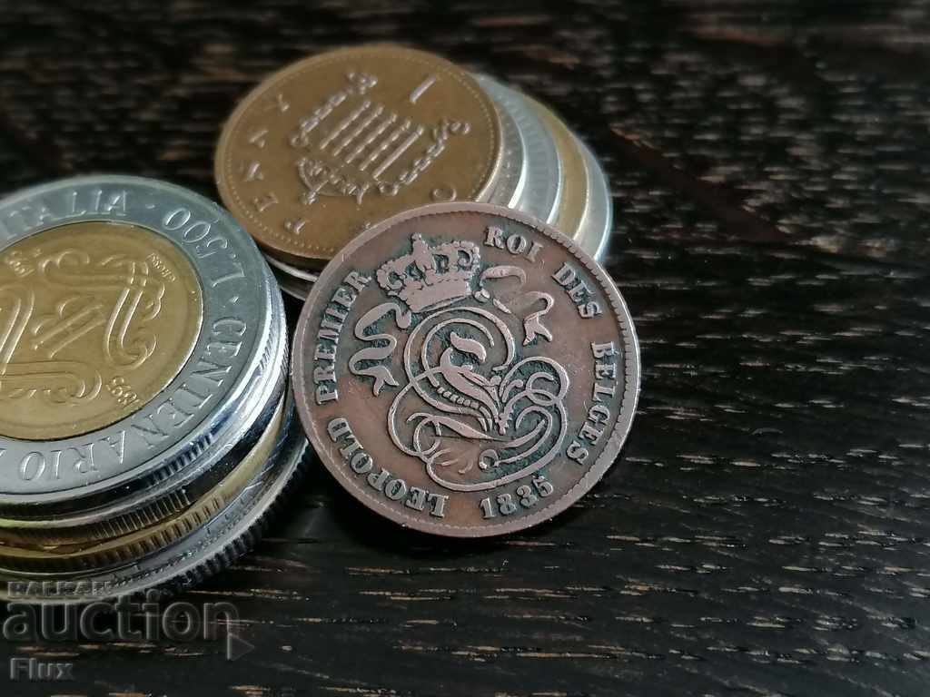 Delivery of Coin - Belgium - 2 cents 1835 Delivery of Coin - Belgium - 2 cents 1835
