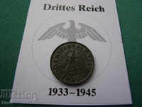 Γερμανία III Ράιχ 1 Pfennig 1942 J Rare