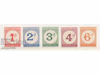 1950. Ниазиленд. Цифрови марки.