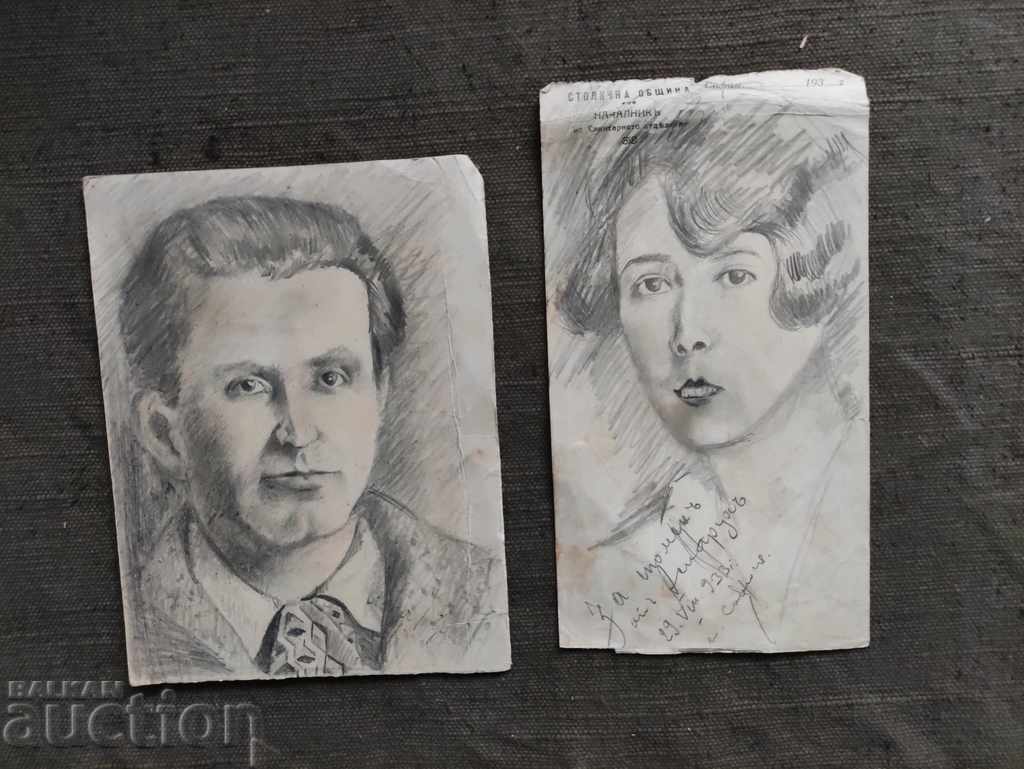 две стари рисунки