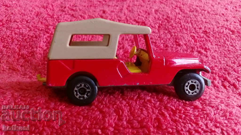 Vintage MATCHBOX JEEP CJ6 ENGLAND 1977 LESNEY Metal Car with price 35.50 BGN | € 18.15 Vintage MATCHBOX JEEP CJ6 ENGLAND 1977 LESNEY Metal Car with price 35.50 BGN | € 18.15