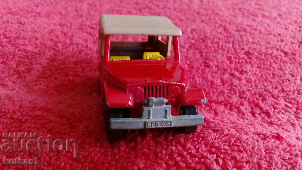 Auction Vintage MATCHBOX JEEP CJ6 ENGLAND 1977 LESNEY Metal Car Auction Vintage MATCHBOX JEEP CJ6 ENGLAND 1977 LESNEY Metal Car