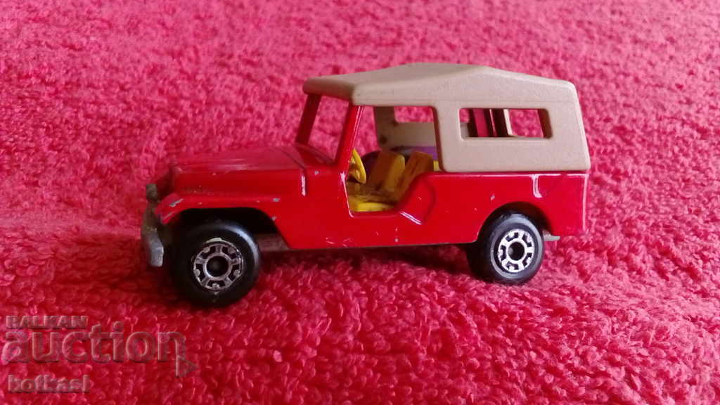 Delivery of Vintage MATCHBOX JEEP CJ6 ENGLAND 1977 LESNEY Metal Car Delivery of Vintage MATCHBOX JEEP CJ6 ENGLAND 1977 LESNEY Metal Car