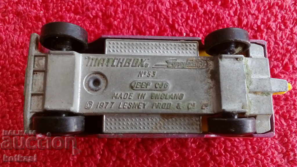 Vintage MATCHBOX JEEP CJ6 ENGLAND 1977 LESNEY Metal Car - 6 Vintage MATCHBOX JEEP CJ6 ENGLAND 1977 LESNEY Metal Car - 6