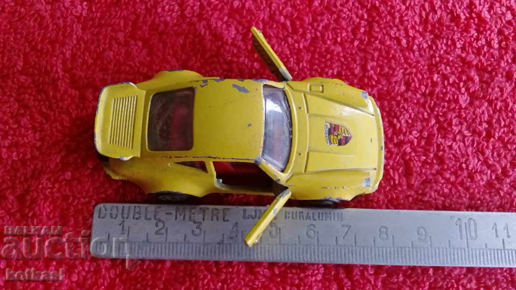 Old metal car MAJORETTE PORSCHE TURBO 1/57