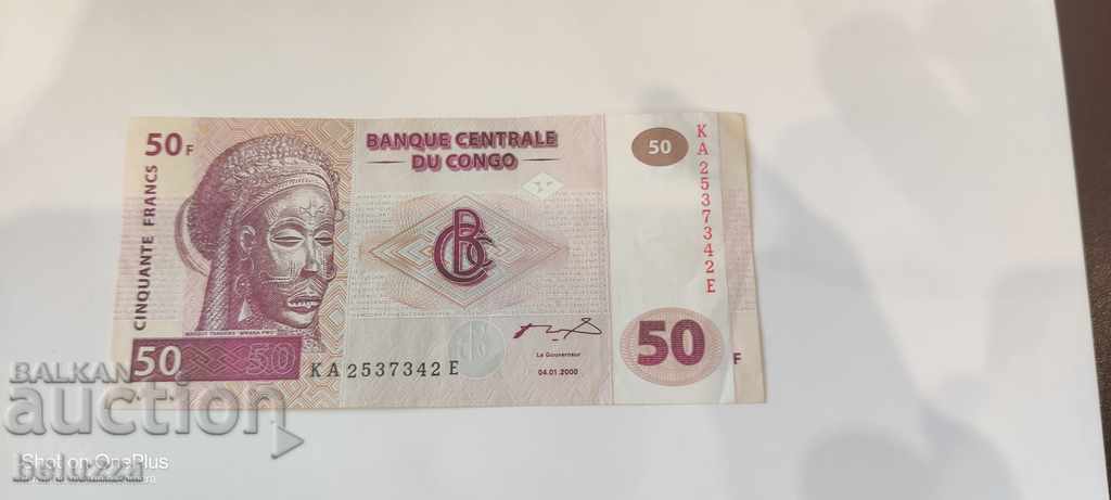 50 franci Congo