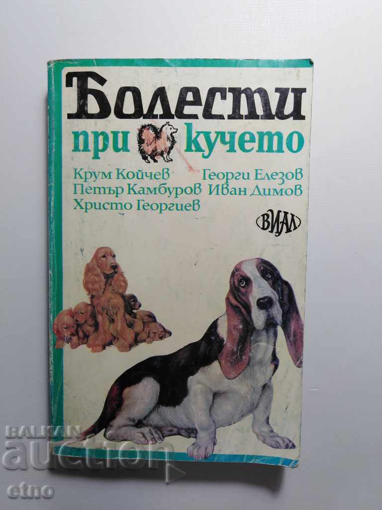 OLD BOOK - DOG DISEASES