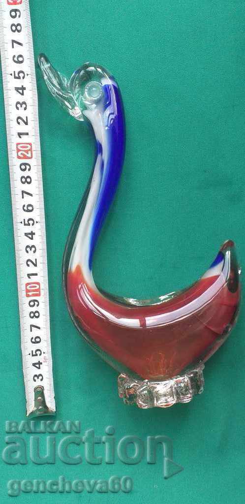 Голяма кристална патица/ Мурано - 6