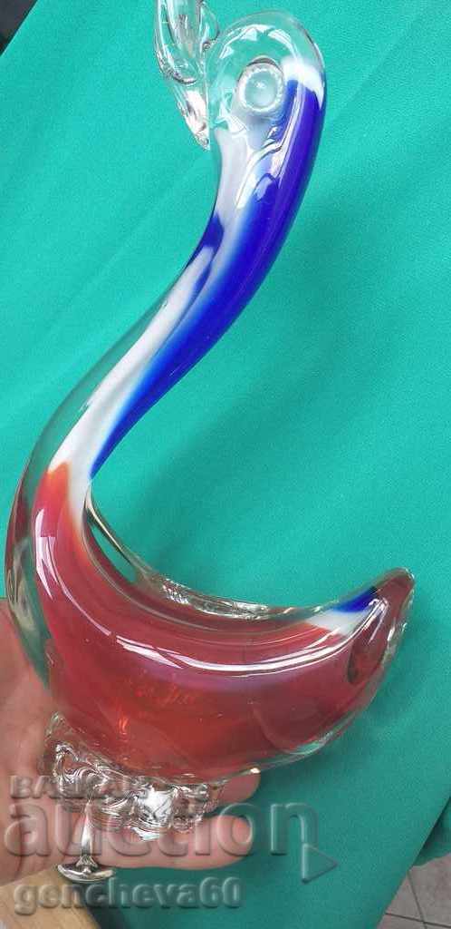 Μεγάλη κρυστάλλινη πάπια / Μουράνο - 7