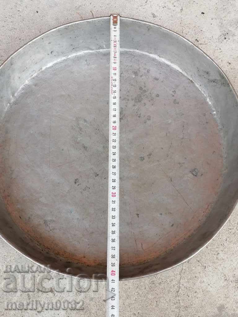 Copper pot, tray, baker, blue - 6 Copper pot, tray, baker, blue - 6