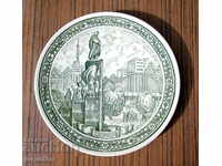 old porcelain wall plate Ukraine Kharkiv