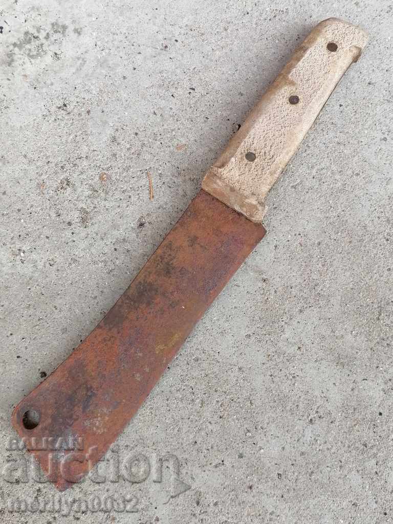 An old hand forged saber, ax, pole, knife with price 39.00 BGN | € 19.94 An old hand forged saber, ax, pole, knife with price 39.00 BGN | € 19.94