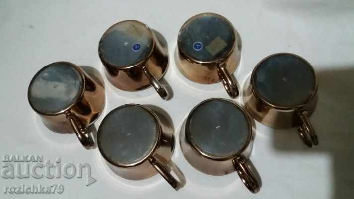 Auction  Old set of coffee tea set with a tray