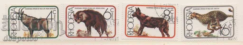 1976. Родезия. Африкански бозайници.