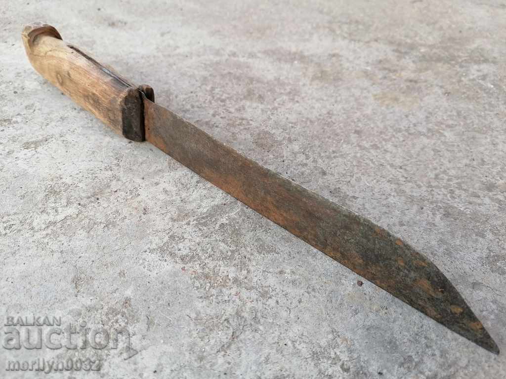 Old butcher, knife, knife blade with price 49.00 BGN | € 25.05