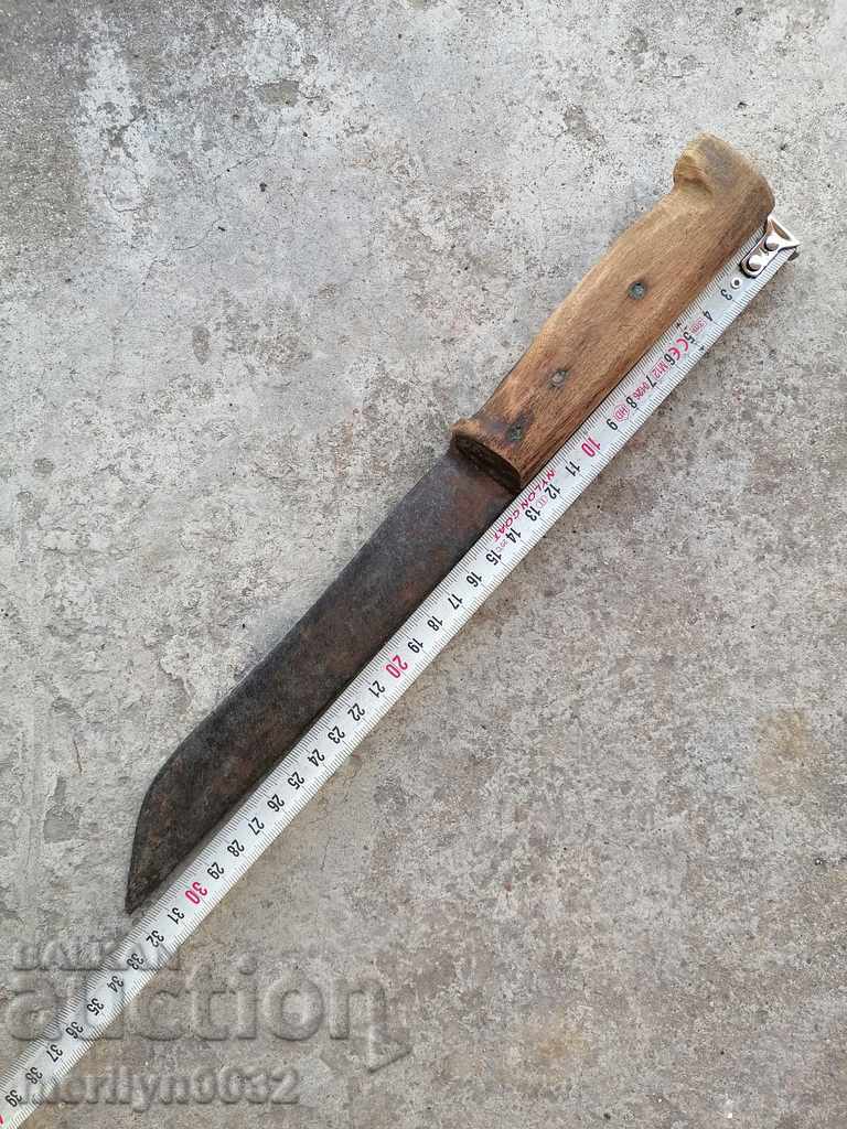 Delivery of Old butcher, knife, knife blade